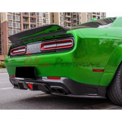 CMST Style Carbon Fiber Rear Diffuser For Dodge Challenger 2015-2023
