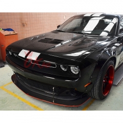 OKing V1 Style Carbon Fiber Hood For Dodge Challenger 2008-2023