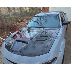 CMST V3 Transparent Style Carbon Fiber Hood For Dodge Charger 2015-2023