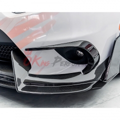 CMST Style Carbon Fiber Front Bumper Trim For Dodge Charger 2015-2023