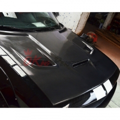 OKing V2 Style Carbon Fiber Hood For Dodge Challenger 2008-2023