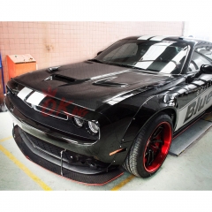 OKing V2 Style Carbon Fiber Hood For Dodge Challenger 2008-2023