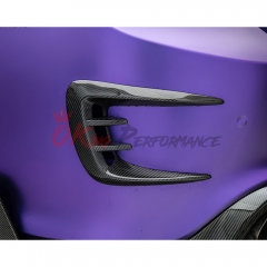 CMST Style Carbon Fiber Rear Bumper Canards For Dodge Charger 2015-2023