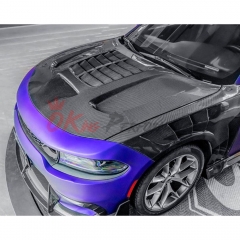 CMST V2 Style Carbon Fiber Hood For Dodge Charger 2015-2023