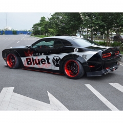 CMST Style Glass Fiber (FRP) Wide Body Fender Flares Wheels Arches For Dodge Challenger 2015-2023