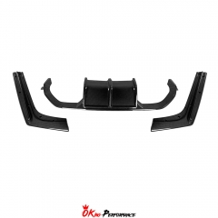Vorsteiner Style Dry Carbon Fiber Rear Diffuser (3 PCS) For BMW M3 M4 F80 F82 F83 2014-2020