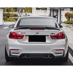 Vorsteiner Style Dry Carbon Fiber Rear Diffuser (3 PCS) For BMW M3 M4 F80 F82 F83 2014-2020