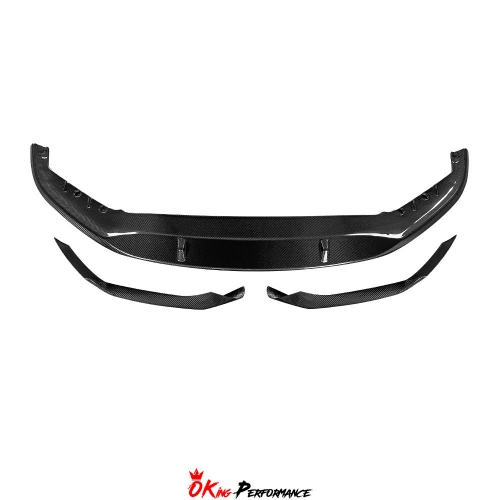 MP Style Carbon Fiber Front Lip For BMW 5 Series G30 G38 LCI 2020-2023