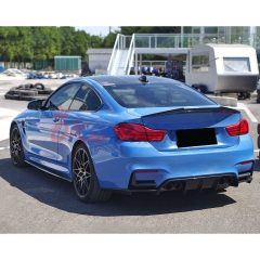 Vorsteiner Style Dry Carbon Fiber Rear Diffuser (3 PCS) For BMW M3 M4 F80 F82 F83 2014-2020