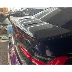 CSL Style Dry Carbon Fiber Rear Trunk Boot Lid For BMW G80 M3 2020-2024