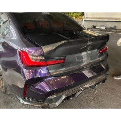 CSL Style Dry Carbon Fiber Rear Trunk Boot Lid For BMW G80 M3 2020-2024