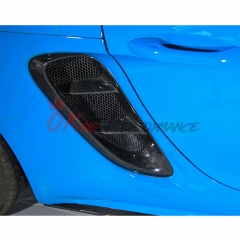 TechArt Style Carbon Fiber Side Vent For Porsche 718 Cayman Boxster 2016-2020