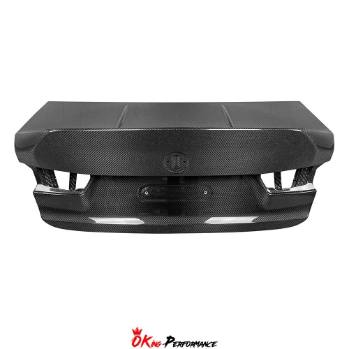 CSL Style Dry Carbon Fiber Rear Trunk Boot Lid For BMW G80 M3 2020-2024
