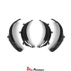 OEM Style Dry Carbon Fiber Wheel Arch Trim For BMW G80 G81 M3 2020-2024