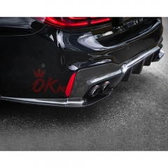 3D Style Carbon Fiber Rear Diffuser For BMW 5 Series G30 G38 2017-2023