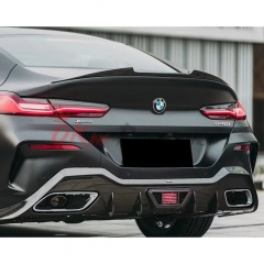AC Style Carbon Fiber Rear Diffuser For BMW 8 Series G14 G15 G16 2018-2025