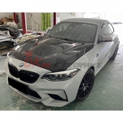 GTS Style Dry Carbon Fiber Hood For BMW F87 M2 M2C 2016-2019