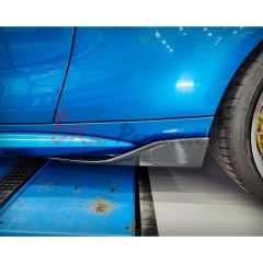 MP Style Carbon Fiber Side Skirt Splitter For BMW F87 M2 M2C 2016-2019