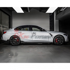 OEM Style Dry Carbon Fiber Wheel Arch Trim For BMW G80 G81 M3 2020-2024