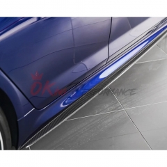 MP Style Dry Carbon Fiber Side Skirt For BMW 5 Series G30 2017-2023
