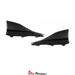 MP Style Dry Carbon Fiber Side Skirt Splitter For BMW F87 M2 M2C 2016-2019