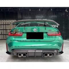 MT Style Dry Carbon Fiber Rear Diffuser For BMW G80 M3 G82 M4 2020-2024