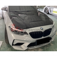 GTS Style Dry Carbon Fiber Hood For BMW F87 M2 M2C 2016-2019