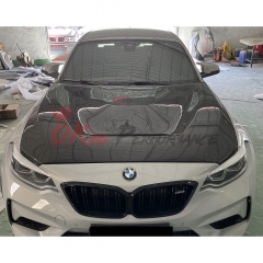 GTS Style Dry Carbon Fiber Hood For BMW F87 M2 M2C 2016-2019