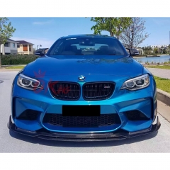 BP Style Carbon Fiber Front Lip For BMW F87 M2 M2C 2016-2019