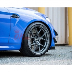 AC Style Dry Carbon Fiber Front Canards For BMW F87 M2 M2C 2016-2019