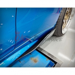 MP Style Carbon Fiber Side Skirt Splitter For BMW F87 M2 M2C 2016-2019