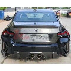 OEM Style Dry Carbon Fiber Rear Trunk Boot Lid For BMW G87 M2 2023-On