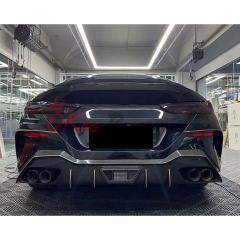 AC Style Carbon Fiber Rear Diffuser For BMW 8 Series G14 G15 G16 2018-2025