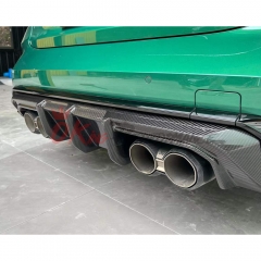 MT Style Dry Carbon Fiber Rear Diffuser For BMW G80 M3 G82 M4 2020-2024