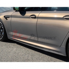 MP Style Dry Carbon Fiber Side Skirt For BMW 5 Series G30 2017-2023