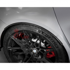 OEM Style Dry Carbon Fiber Wheel Arch Trim For BMW G80 G81 M3 2020-2024