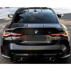 CSL Style Dry Carbon Fiber Rear Trunk Boot Lid For BMW G82 M4 2020-2024