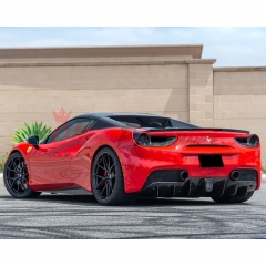 Novitec Sytle Dry Carbon Fiber Rear Trunk Spoiler For Ferrari 488 GTB 2015-2018