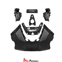 Dry Carbon Fiber Engine Compartment Cover Set For Ferrari SF90 Spider