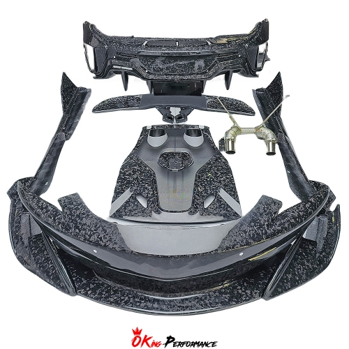 600LT Style Dry Forged Carbon Fiber Body Kit For Mclaren 540C 570S 570GT 600LT 2015-2020
