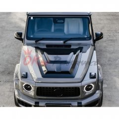 W465 Brabx G800 Style Dry Carbon Fiber Hood For Mercedes Benz G-Class W465 G63 AMG W465 G500 G450 G550 G580 2024-ON