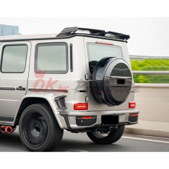 W465 Brabx G800 Style Dry Carbon Fiber Rear Roof Spoiler Wing For Mercedes Benz G-Class W465 G63 AMG W465 G500 G450 G550 G580 2024-ON