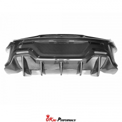 OEM 600LT Style Dry Carbon Fiber Rear Bumper For Mclaren 600LT 2018-2020