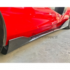 OEM 600LT Style Dry Carbon Fiber Side Skirts For Mclaren 600LT 2018-2020