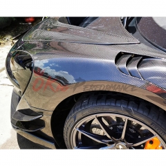 MSO Style Dry Carbon Fiber Front Fenders For Mclaren 600LT 2018-2020