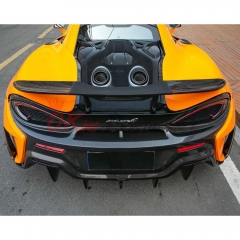 OEM 600LT Style Dry Carbon Fiber Rear Engine Hood Lid Cover For Mclaren 600LT 2018-2020