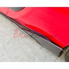 OEM 600LT Style Dry Carbon Fiber Side Skirts For Mclaren 600LT 2018-2020