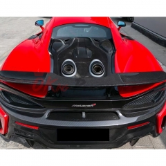OEM 600LT Style Dry Carbon Fiber Rear Bumper For Mclaren 600LT 2018-2020