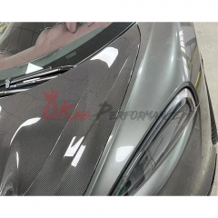 P1 Style Dry Carbon Fiber Front Hood Lid For Mclaren 600LT 2018-2020