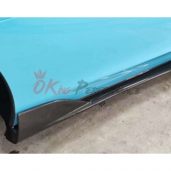 OEM 600LT Style Dry Carbon Fiber Side Skirts For Mclaren 600LT 2018-2020